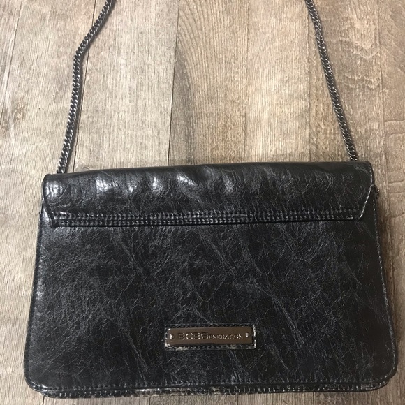 BCBGeneration Faux Snakeskin Chain Shoulder Purse - Picture 3 of 10